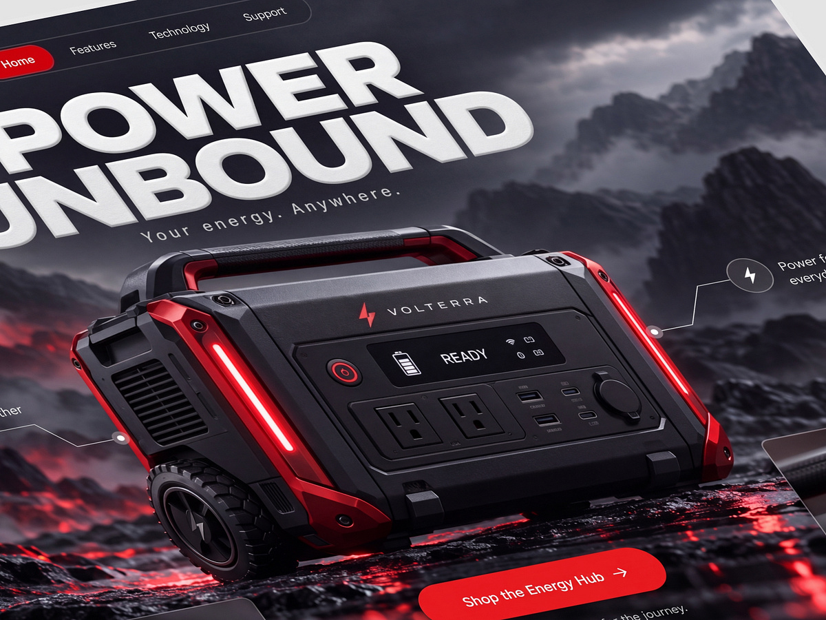 Outdoor Power Station | E-commerce UI/UX Image 0