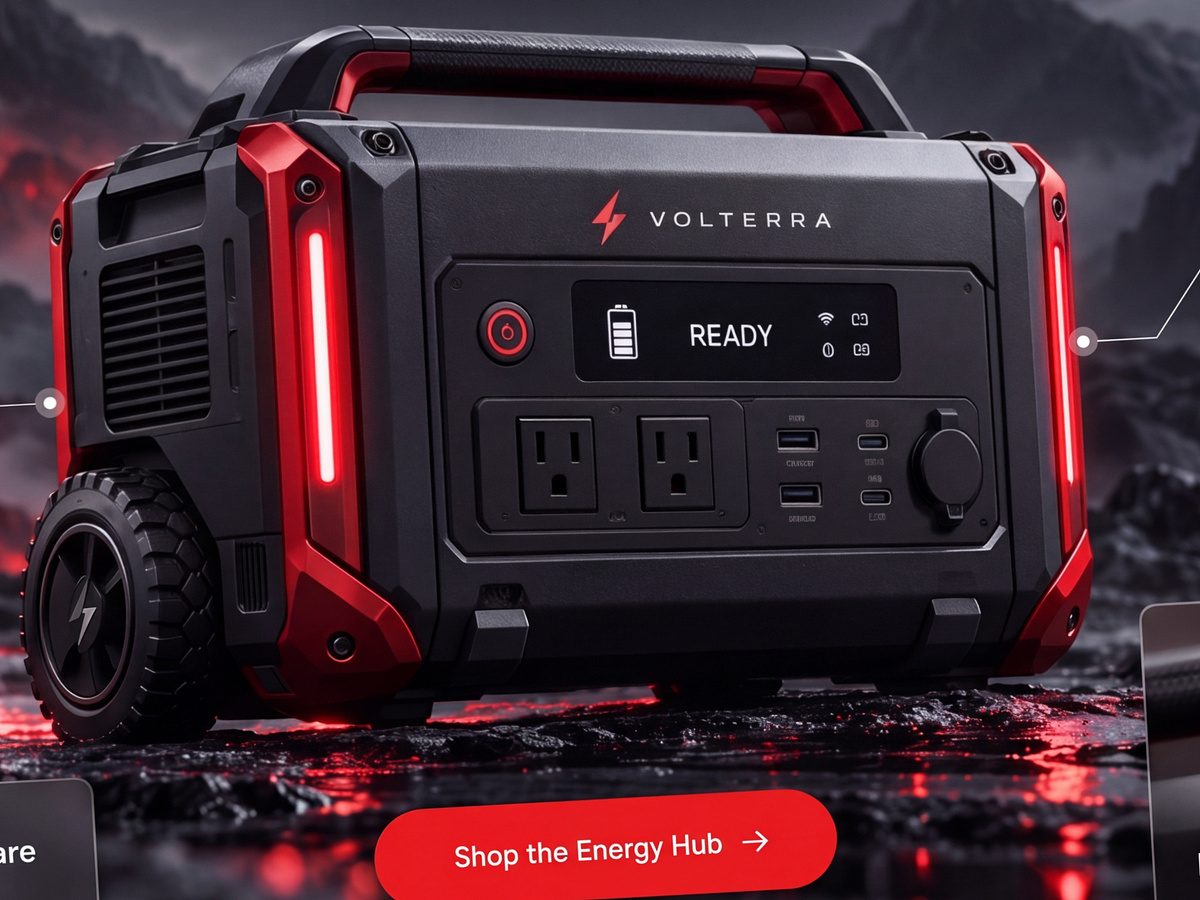 Outdoor Power Station | E-commerce UI/UX Image 1