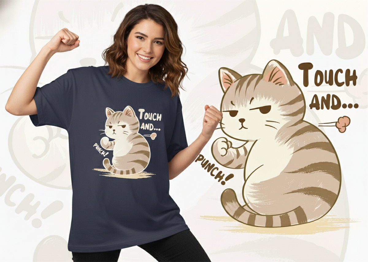Cat Mood T-Shirt Illustration Collection Image 1