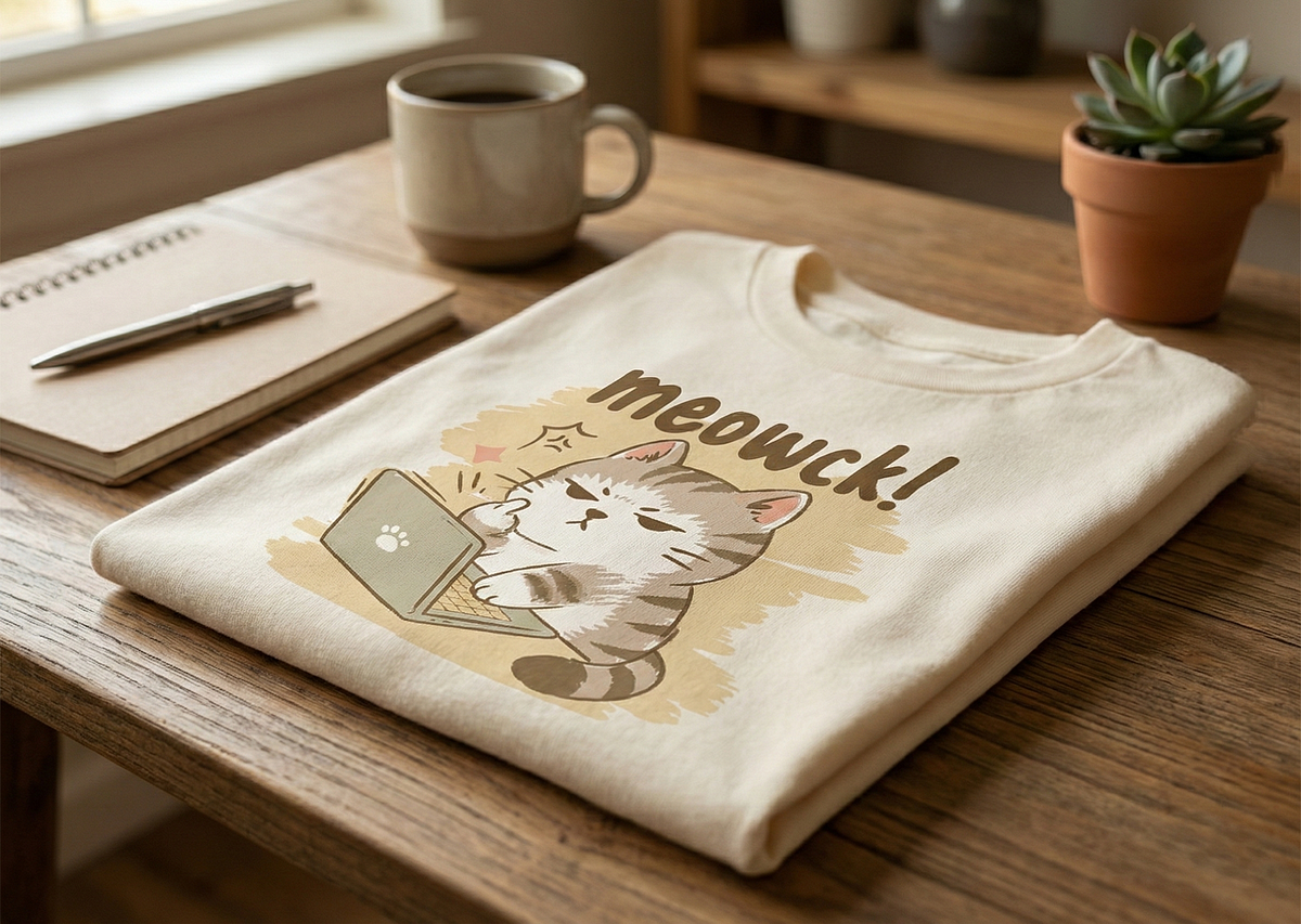 Cat Mood T-Shirt Illustration Collection Image 4