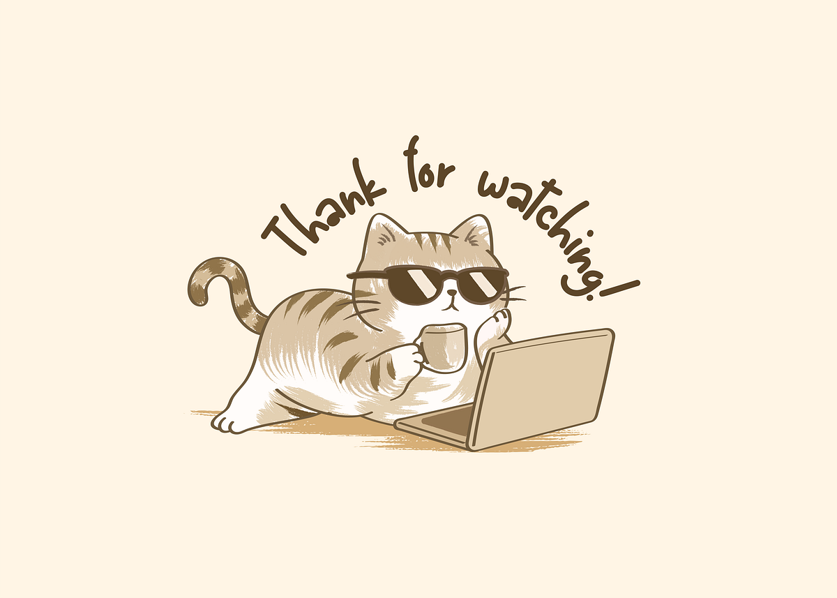 Cat Mood T-Shirt Illustration Collection Image 6