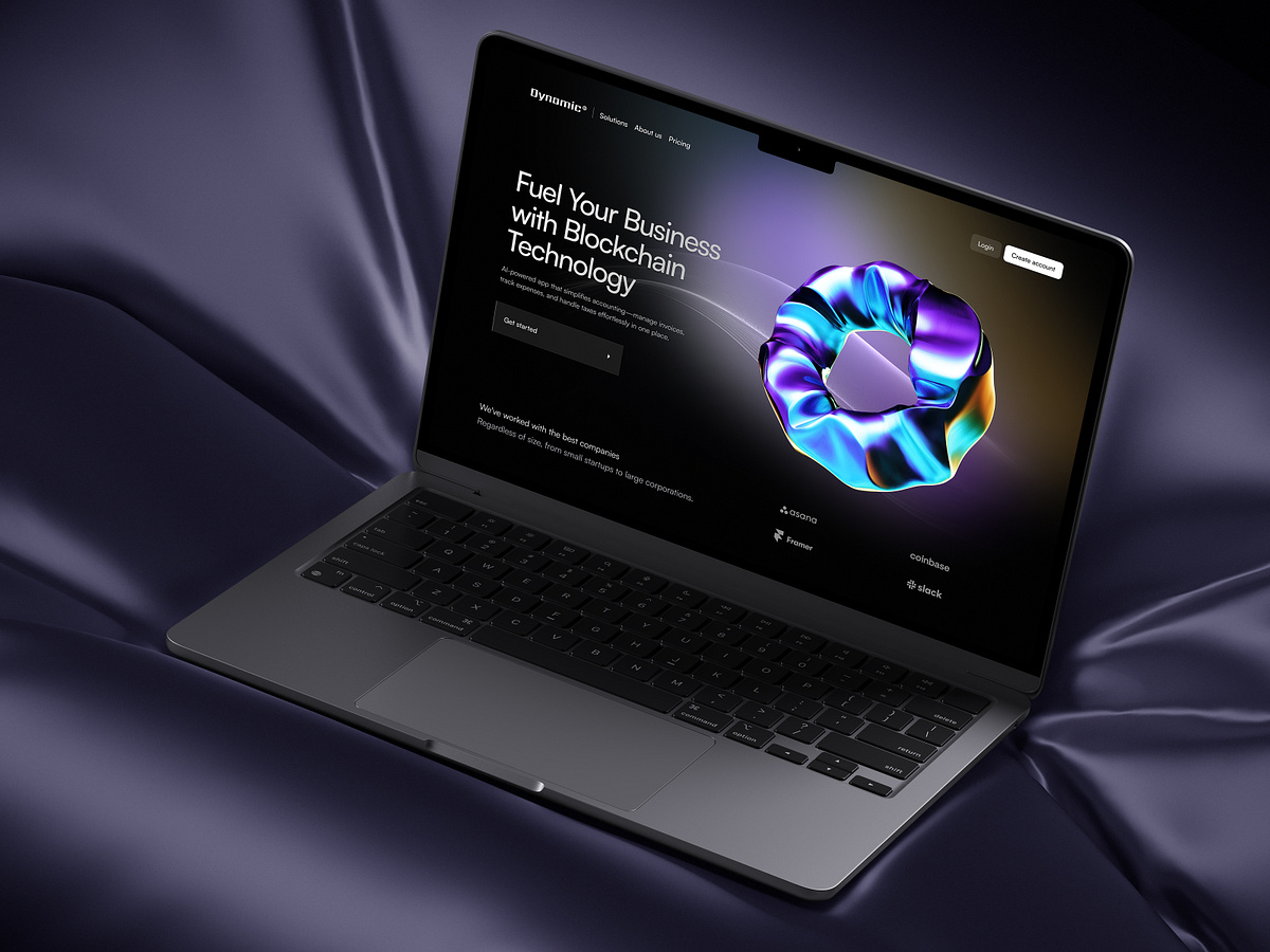 AI-Driven Blockchain Landing Page Image 0