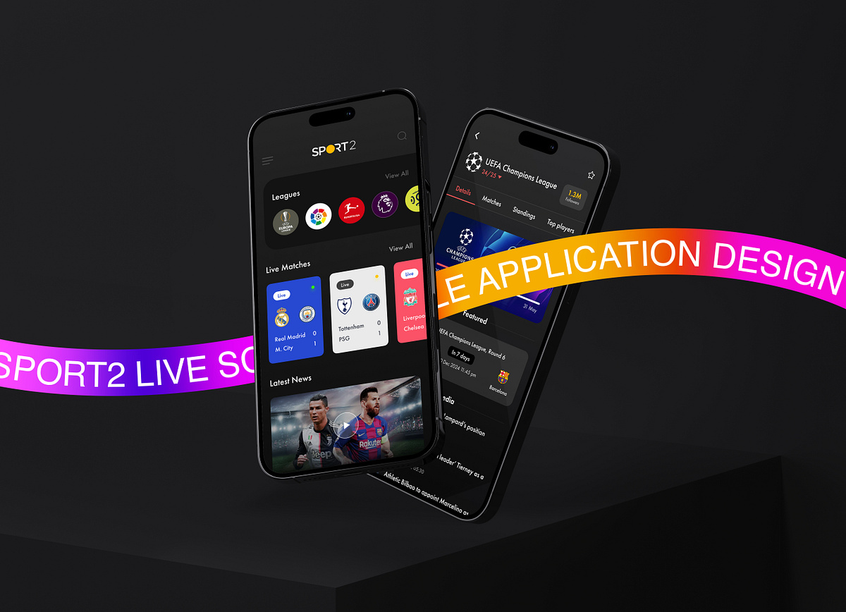 Sport 2 - Football Live Score Sports App | UI UX Design