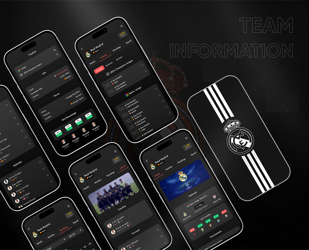 Sport 2 - Football Live Score Sports App | UI UX Design Image 4