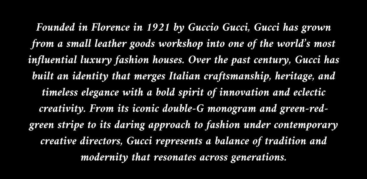 Gucci brand identity Image 1