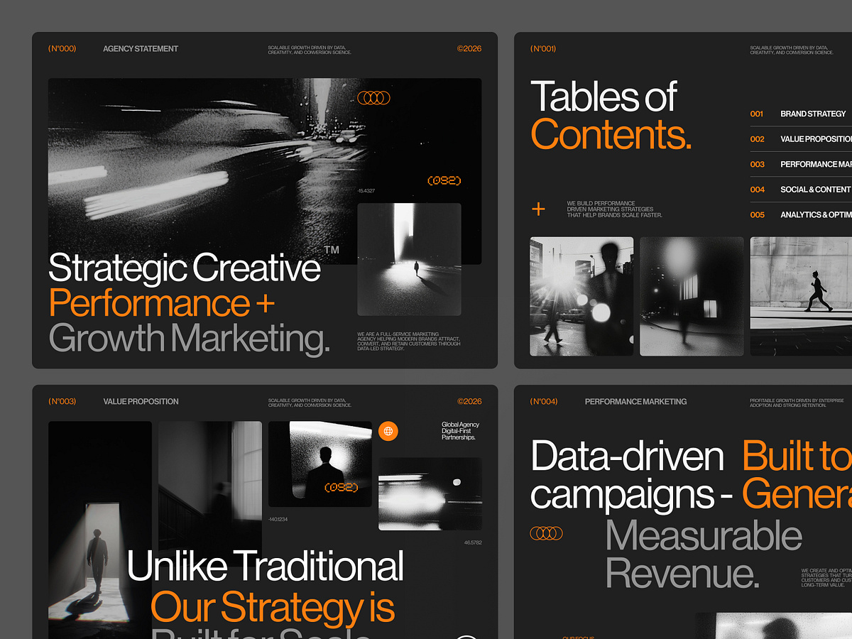 Nexus – Marketing Agency Pitch Deck Design 🚀