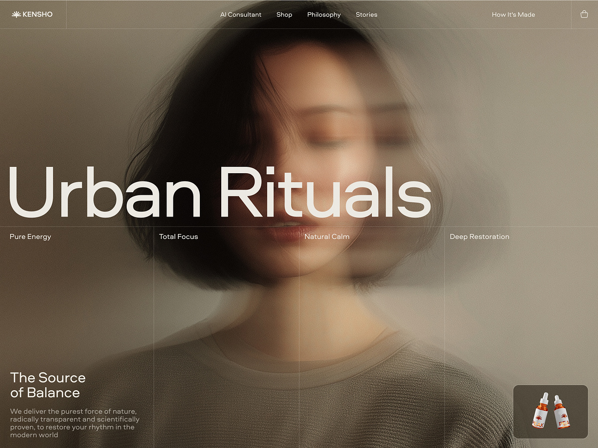 Visual Identity and Website Design for a Wellness Brand