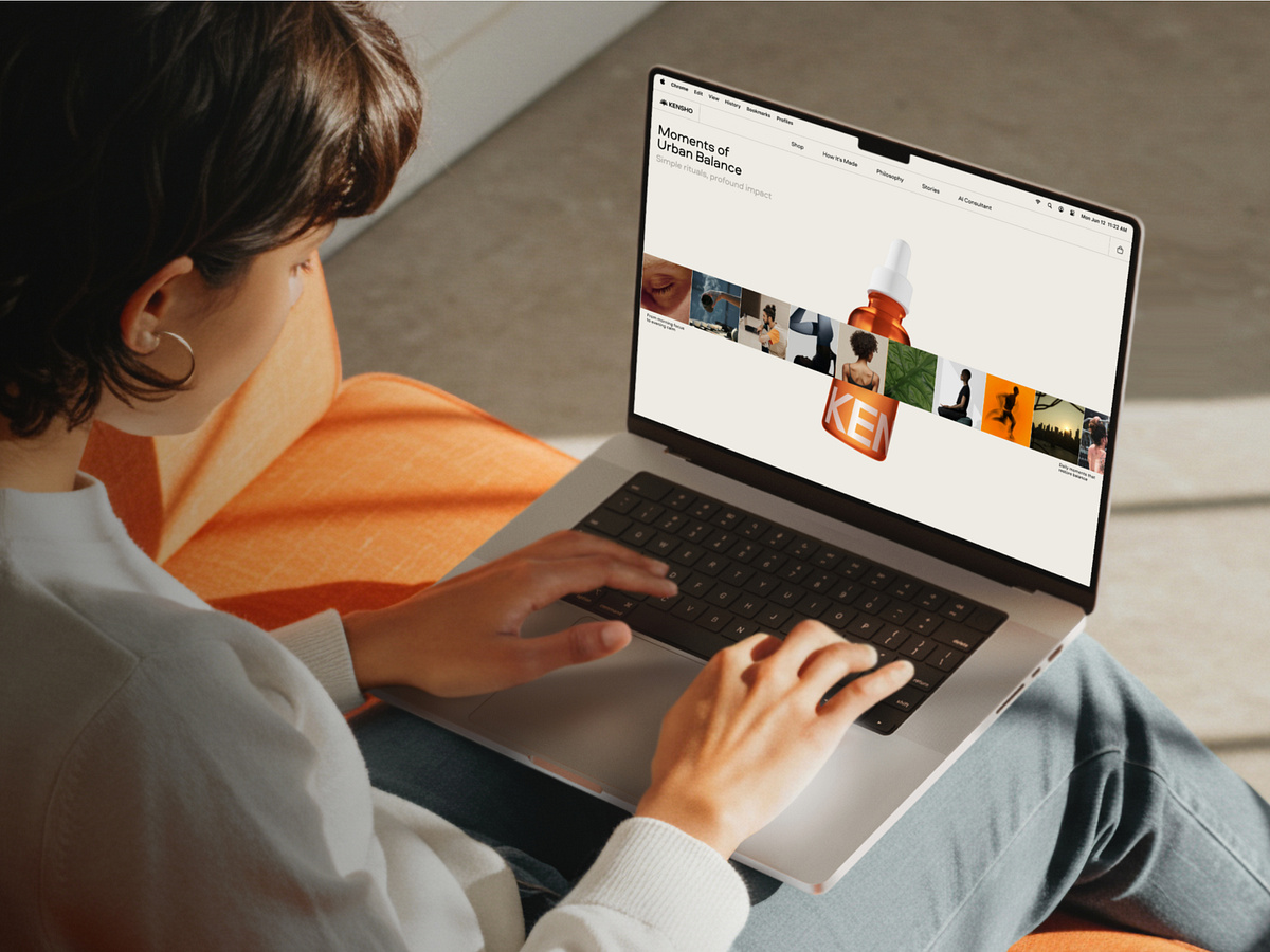 Visual Identity and Website Design for a Wellness Brand Image 3