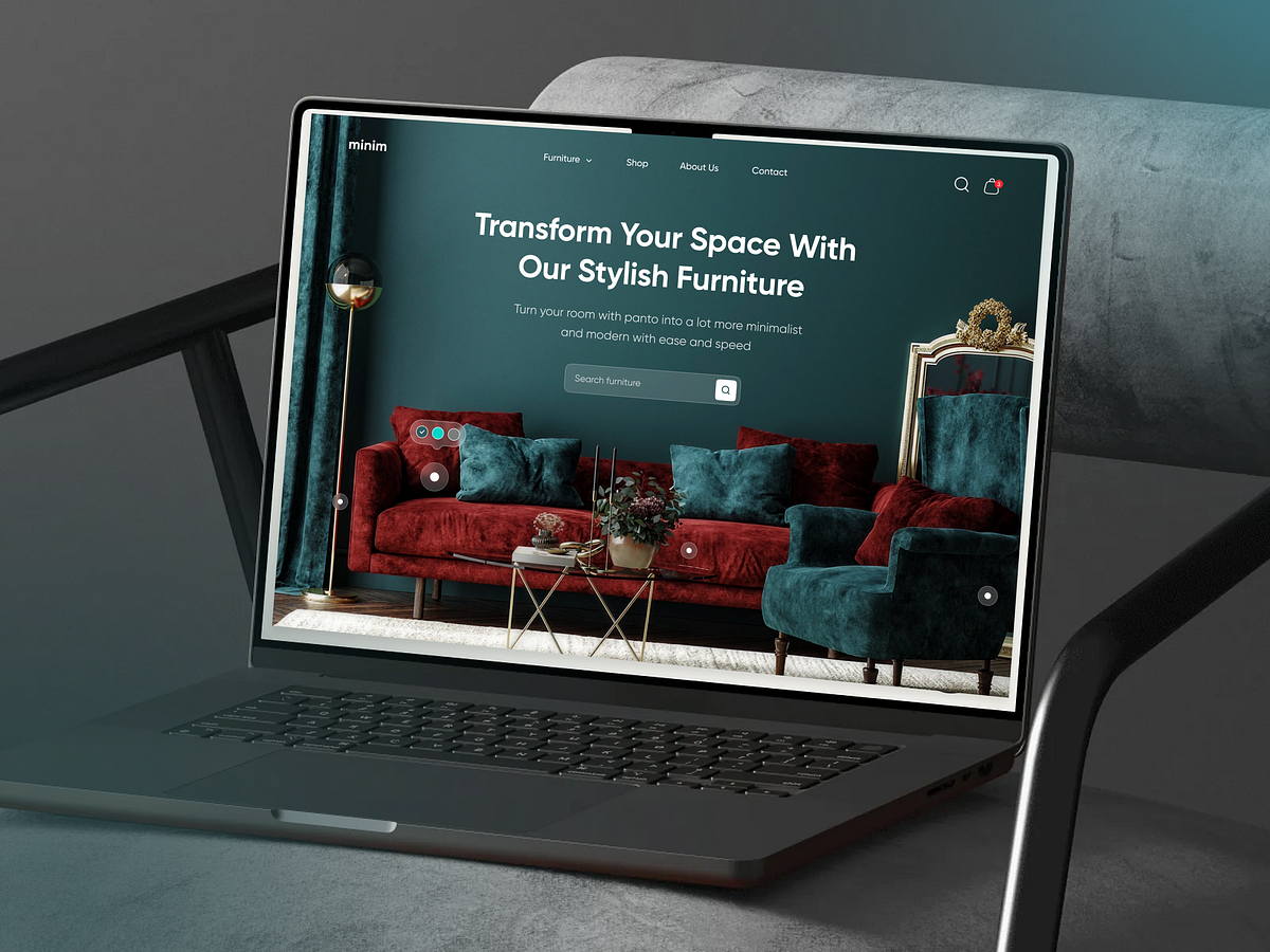 Furniture eCommerce UI UX | Modern Home & Furniture Website