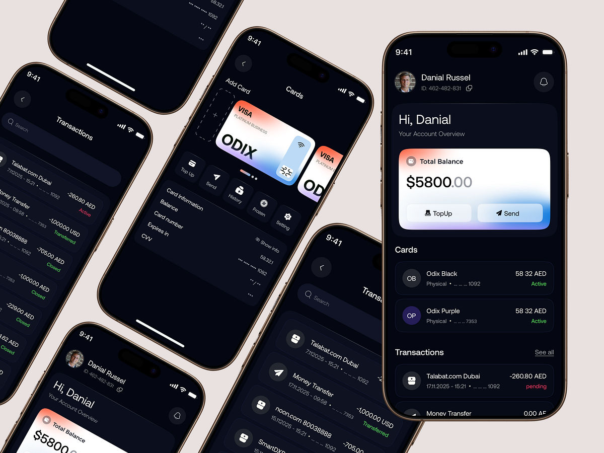 Expense Tracker & Payment App UI UX Design