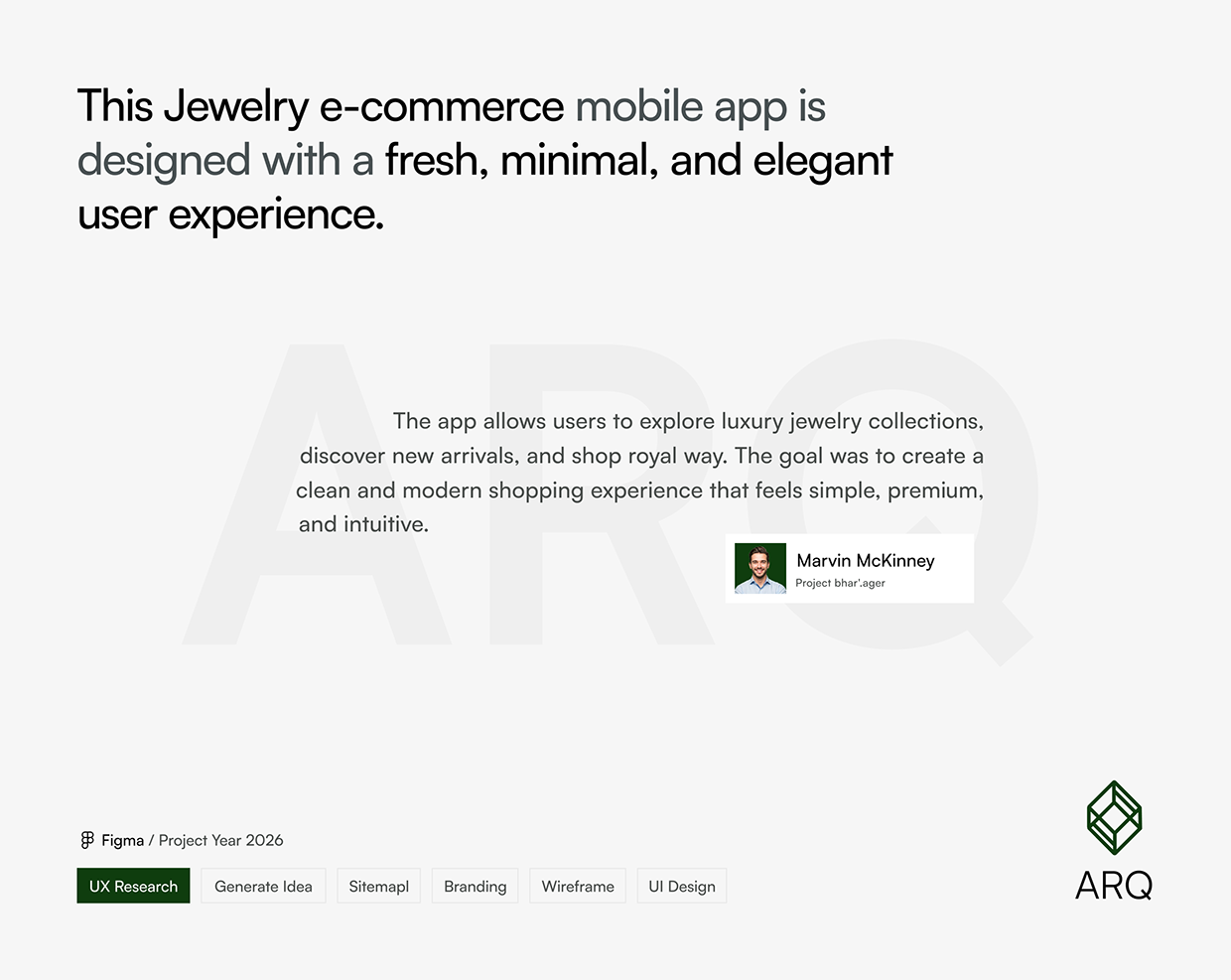 Luxury Jewelry E-commerce App UI/UX Design Image 0