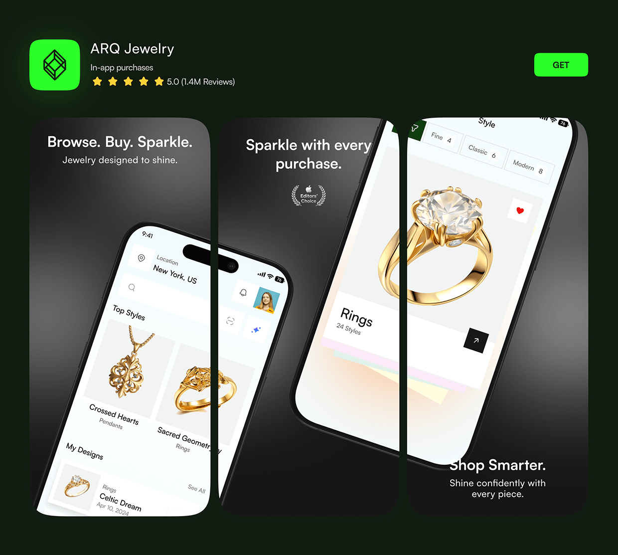 Luxury Jewelry E-commerce App UI/UX Design Image 11