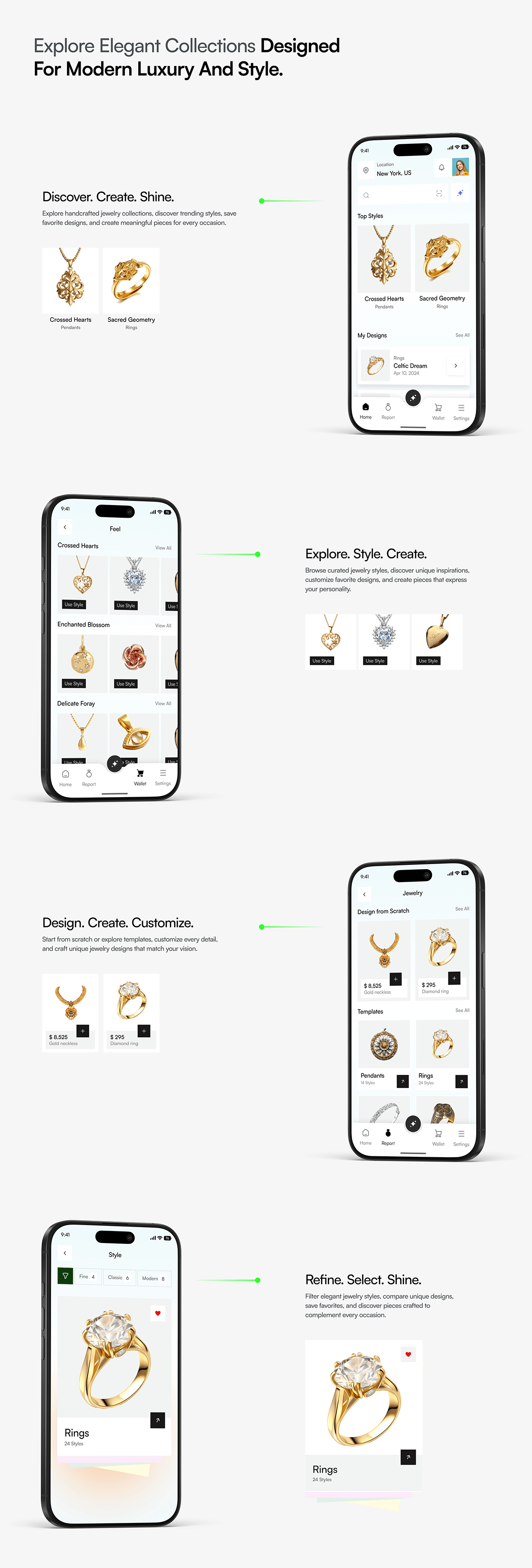 Luxury Jewelry E-commerce App UI/UX Design Image 15