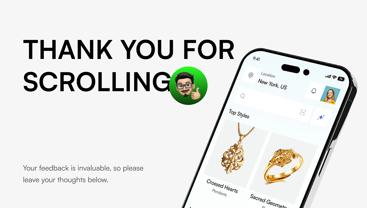 Luxury Jewelry E-commerce App UI/UX Design Image 18