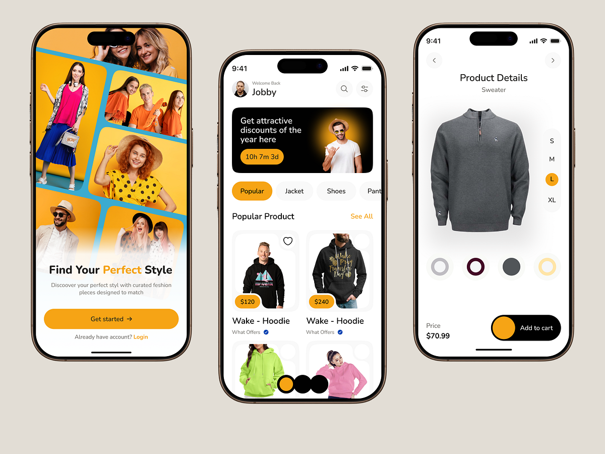 Fashion eCommerce App UI UX | Modern Shopping Experience
