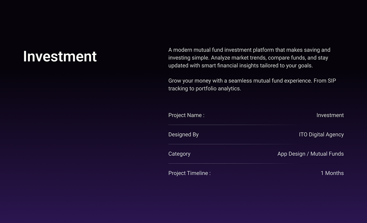 Investment Portfollio Management Mobile App Design Image 0