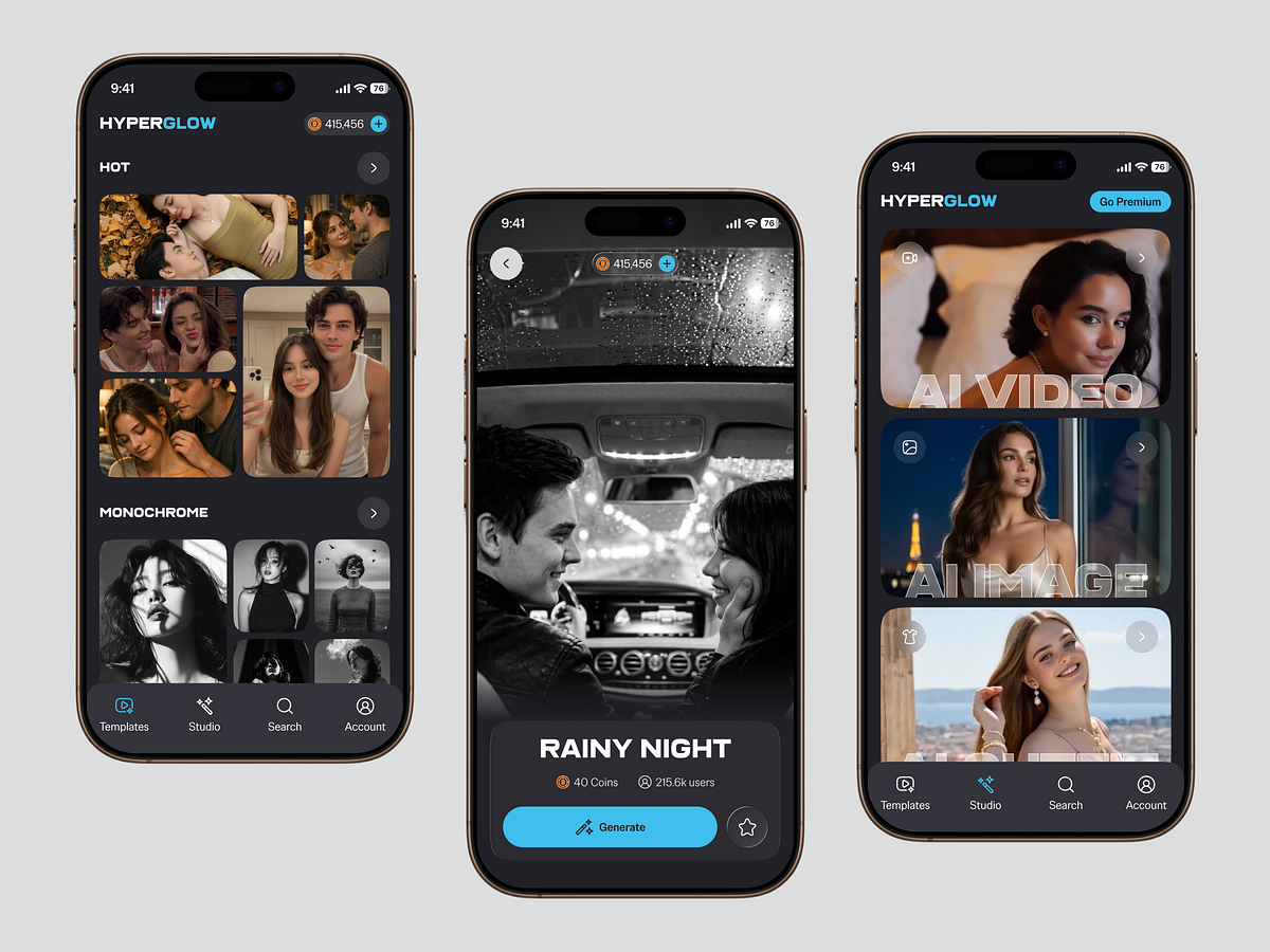 AI Video Generator UI UX | Creative AI Content Platform