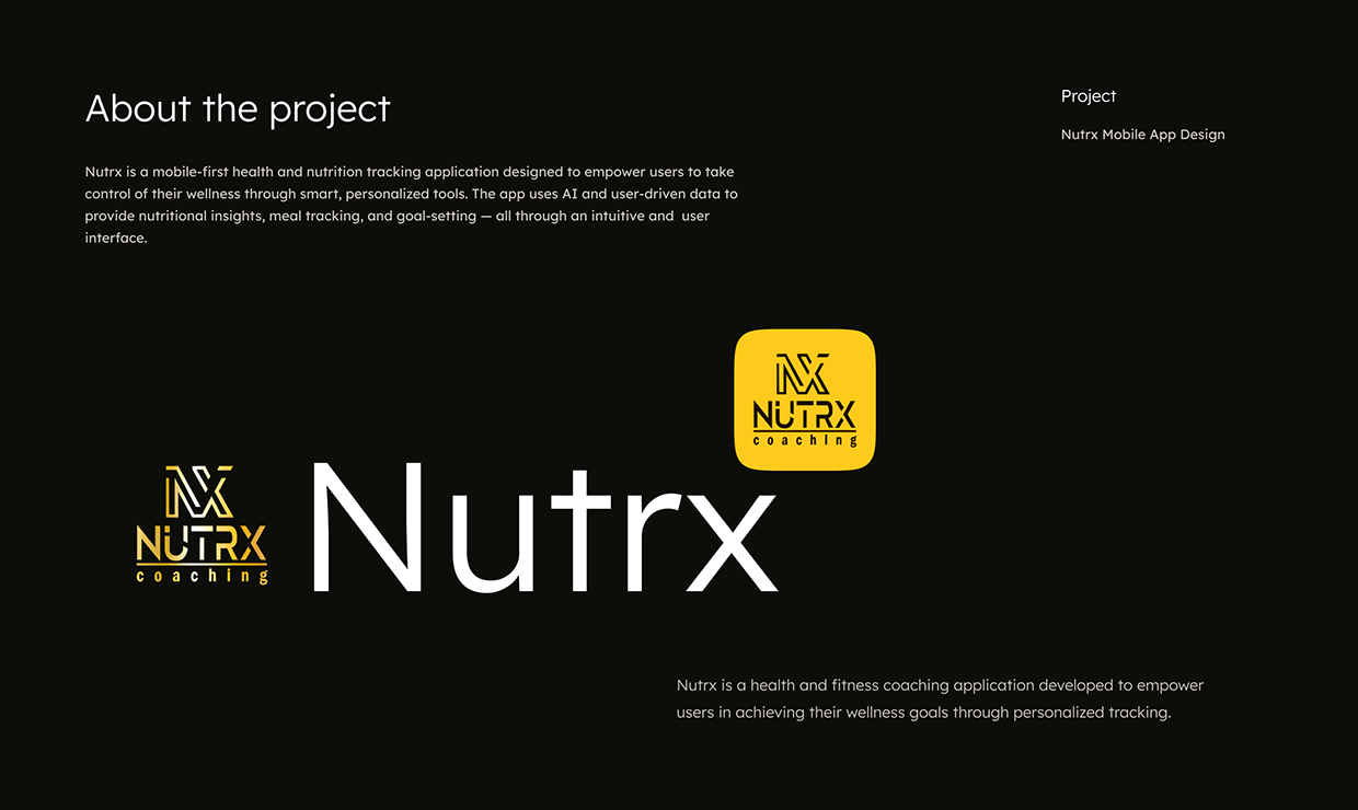 Luxury Fitness Training App UI/UX Image 0