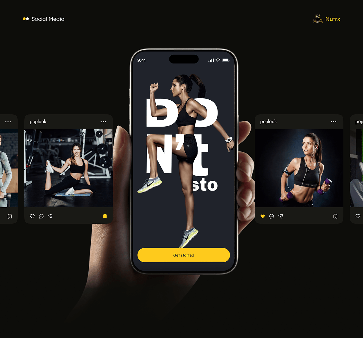 Luxury Fitness Training App UI/UX Image 6