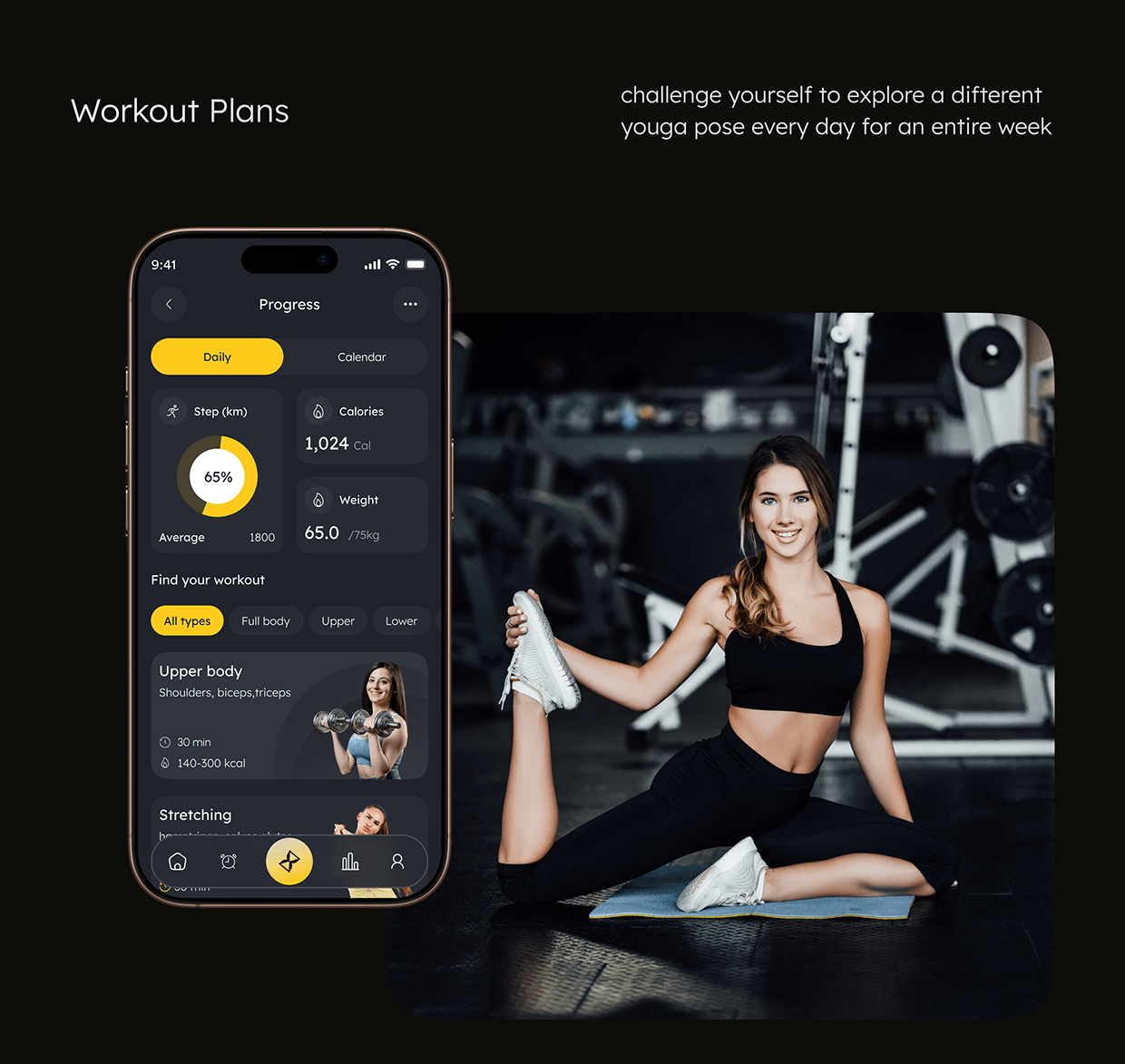 Luxury Fitness Training App UI/UX Image 17