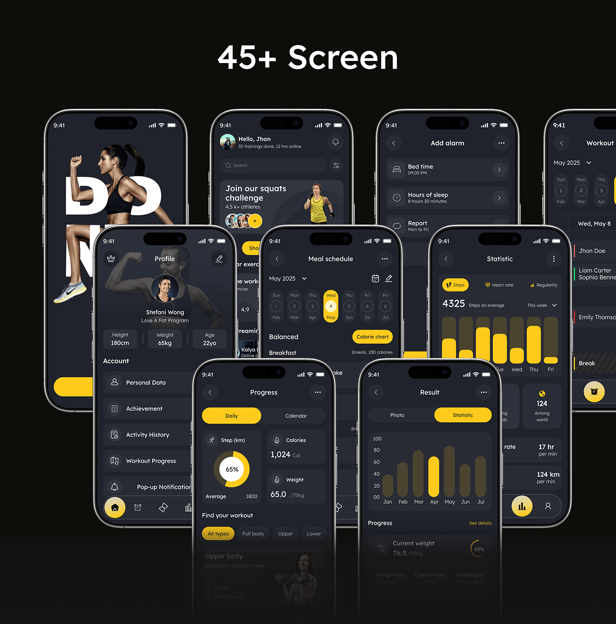 Luxury Fitness Training App UI/UX Image 19