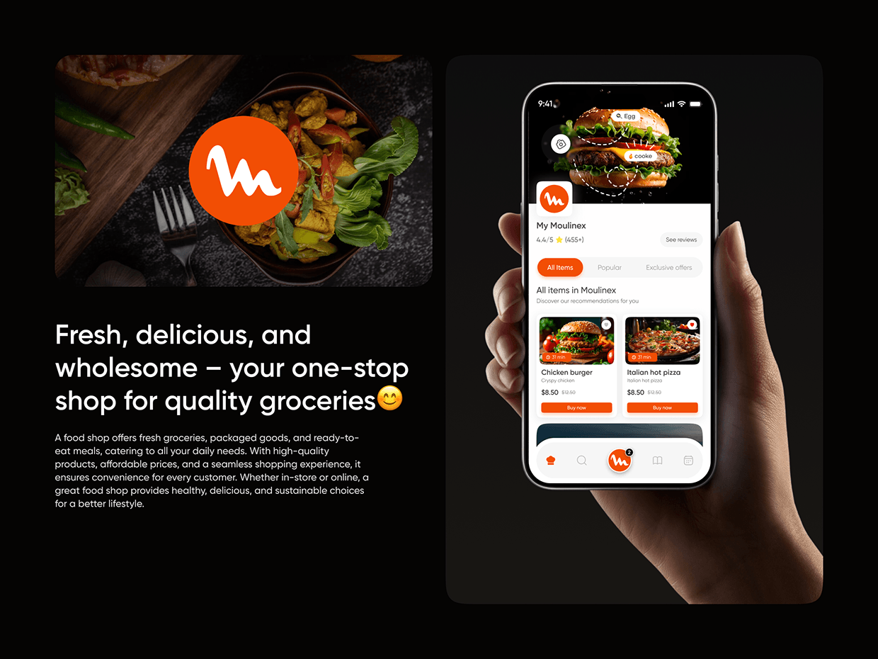 Food Recipe Mobile App | UI/UX Design Image 0