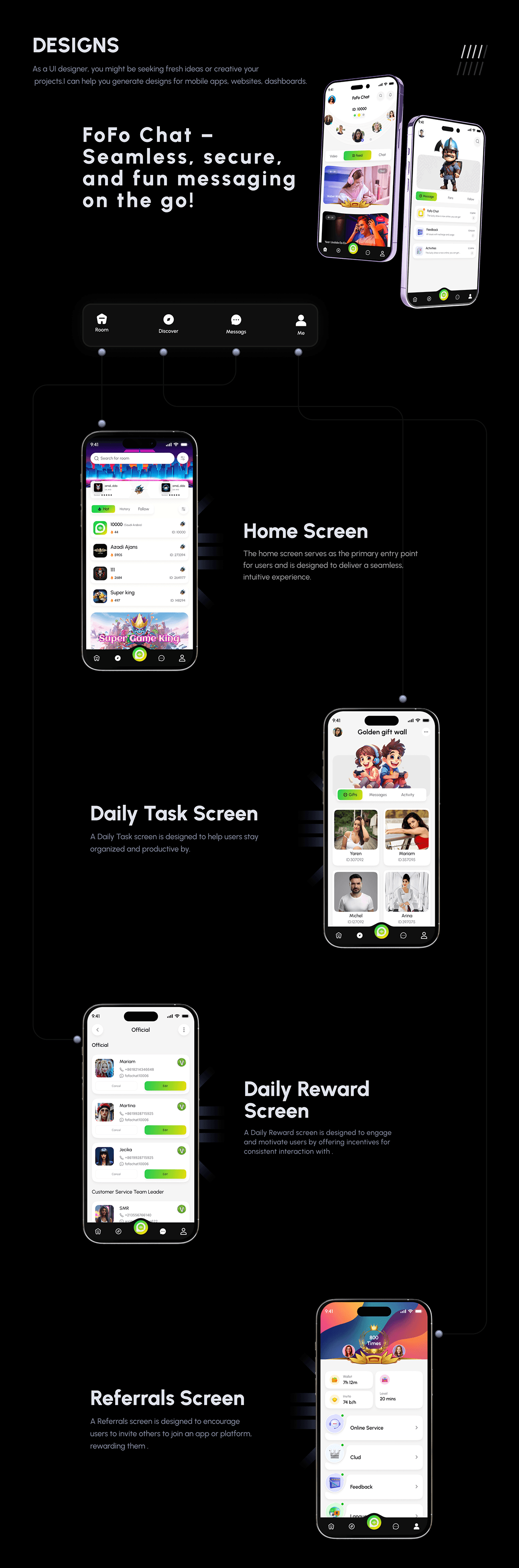 Voice Chat Room App UI/UX Image 15