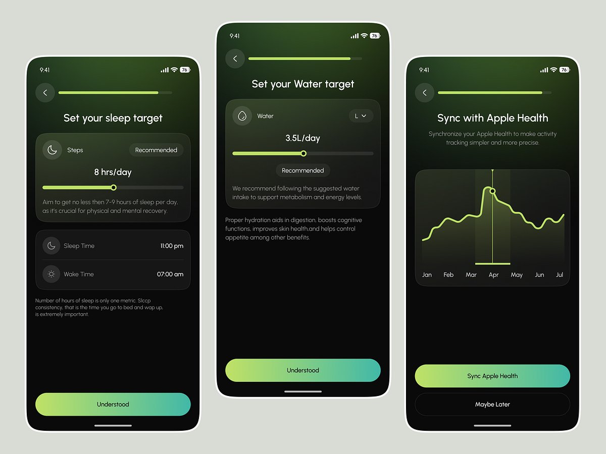 AI Fitness App UI UX | Smart Health & Activity Tracking Image 0