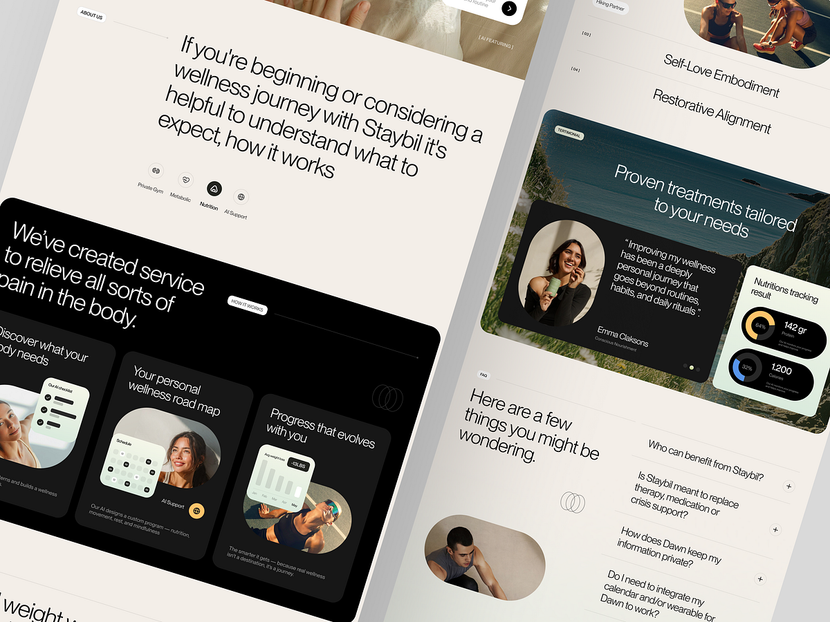 Staybil - Personal Wellness Intelligence Website Image 0