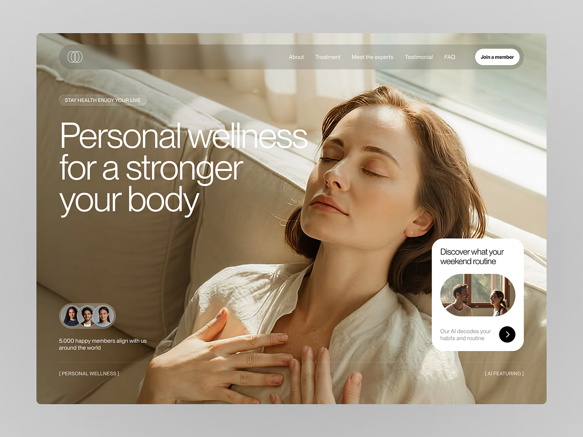 Staybil - Personal Wellness Intelligence Website Image 1