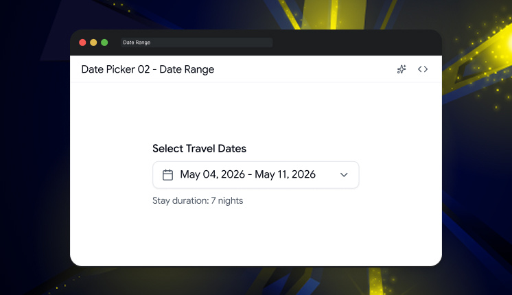 Shadcn Date Time Picker Examples & UI Design Image 1