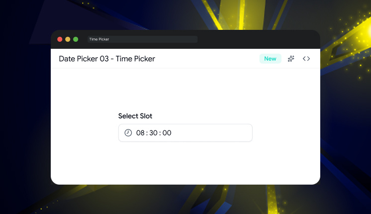 Shadcn Date Time Picker Examples & UI Design Image 2