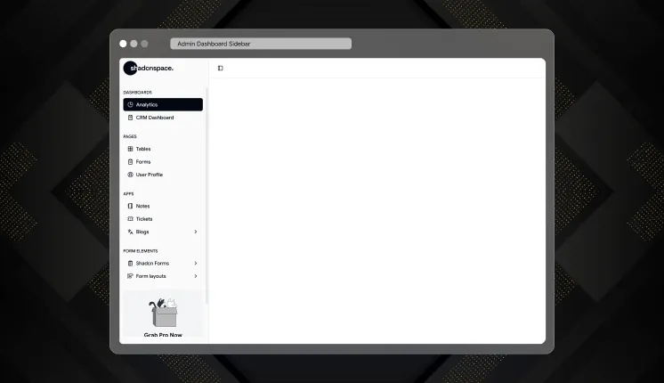 New Published Shadcn Sidebar UI Designs Image 0