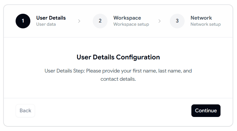 Shadcn Stepper Designs for Modern Web Apps Image 1