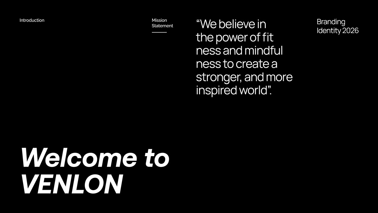 VENLON — Premium Performance Brand Identity Image 0