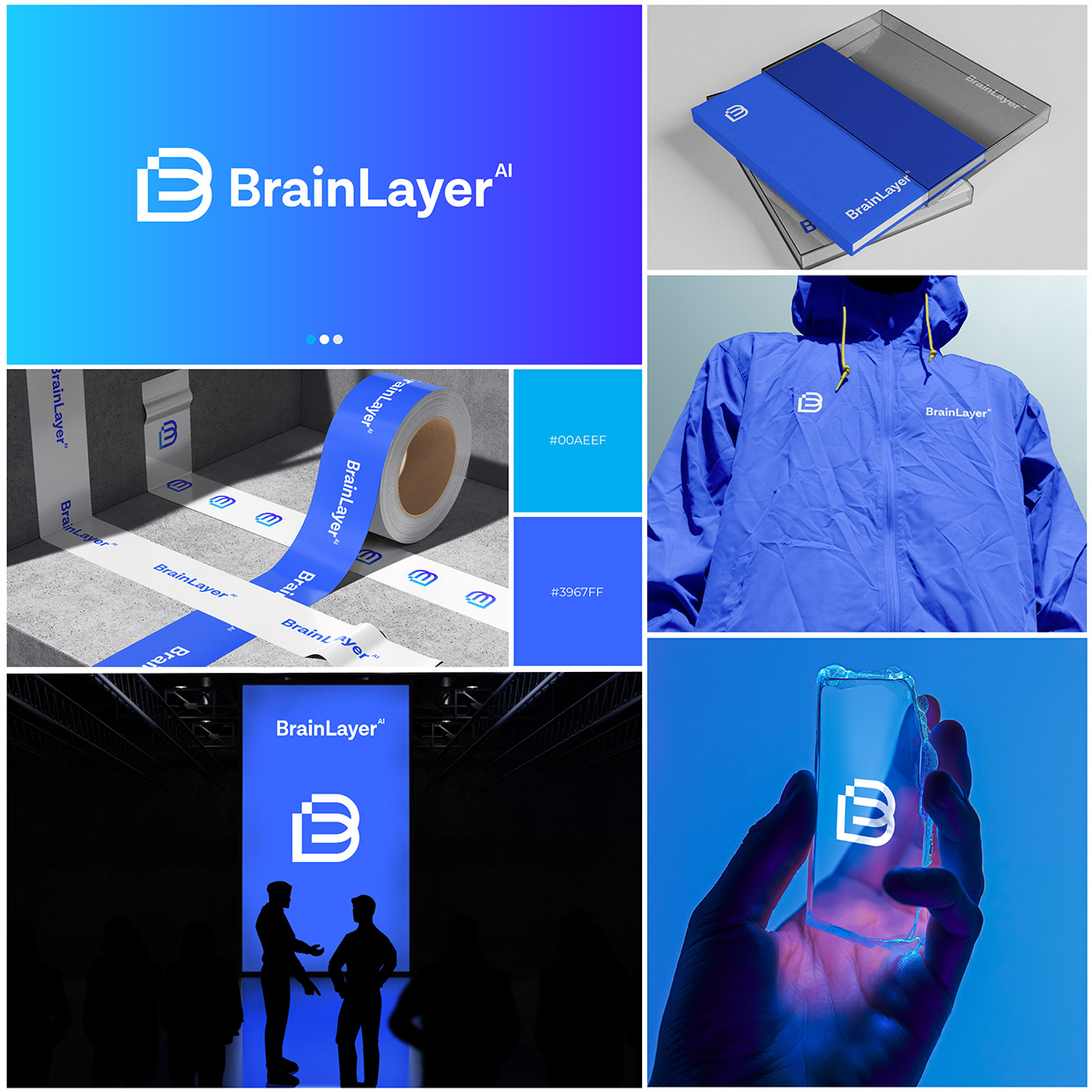 BrainLayer | Technology Logo & Brand Identity Design Image 1