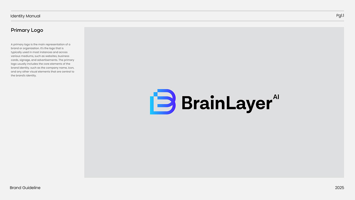 BrainLayer | Technology Logo & Brand Identity Design Image 2