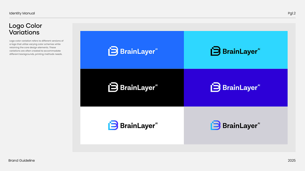 BrainLayer | Technology Logo & Brand Identity Design Image 3