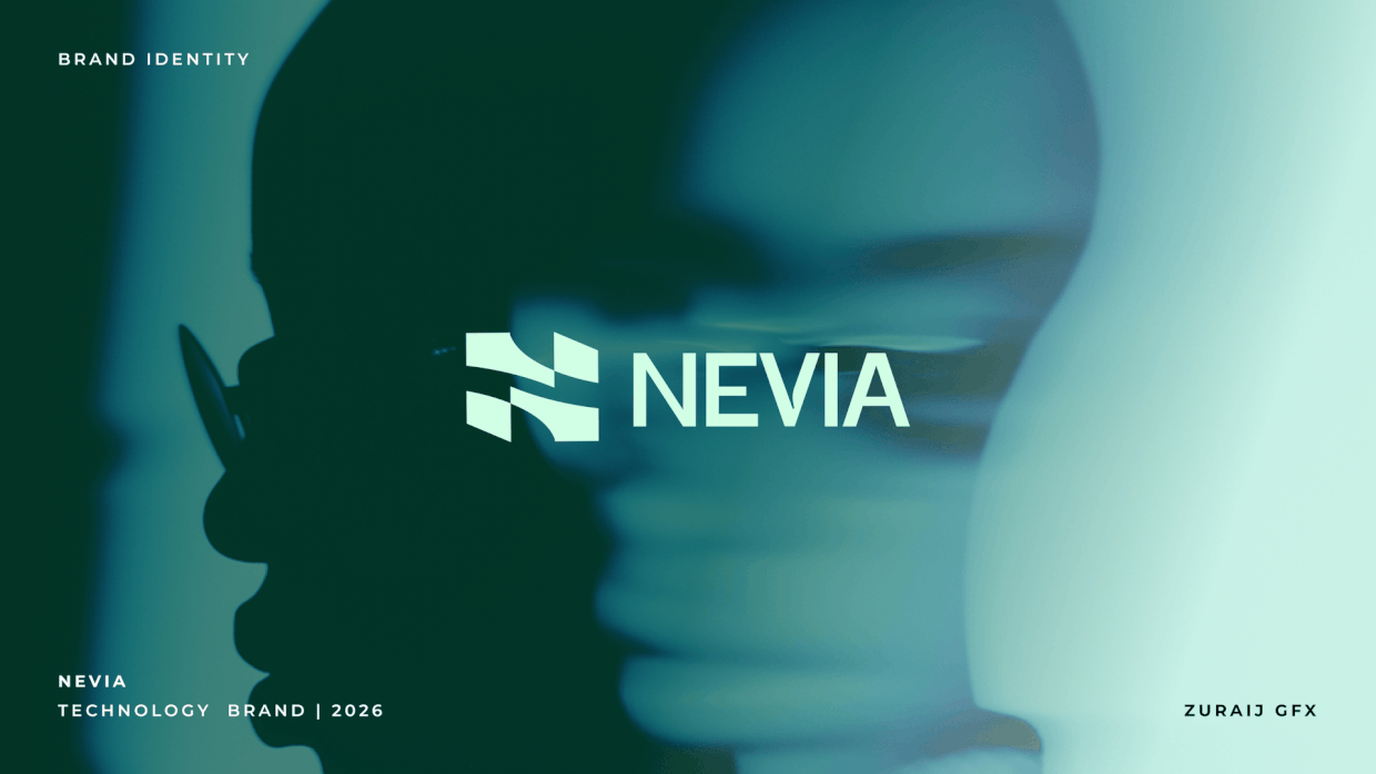 NEVIA | Technology Logo & Brand Identity Design Image 1