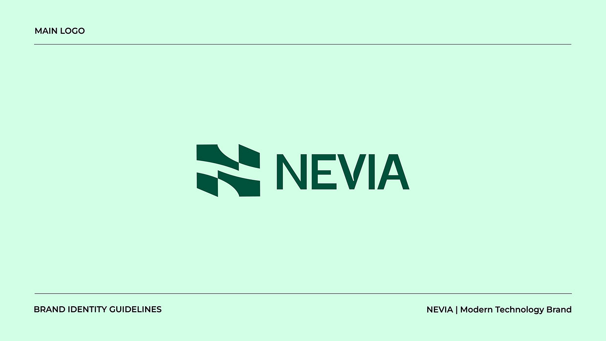 NEVIA | Technology Logo & Brand Identity Design Image 6