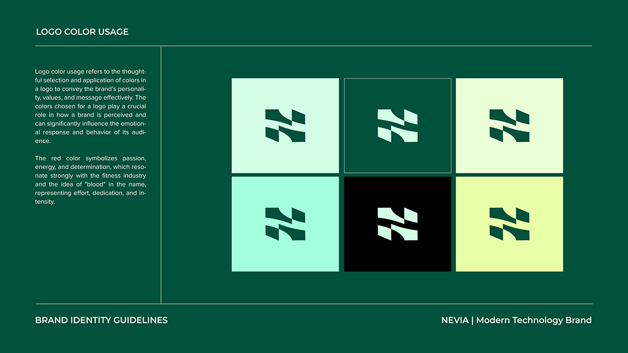 NEVIA | Technology Logo & Brand Identity Design Image 9