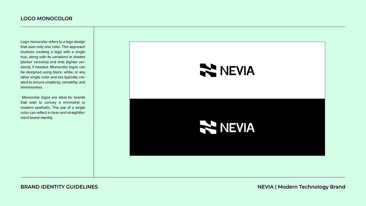 NEVIA | Technology Logo & Brand Identity Design Image 10