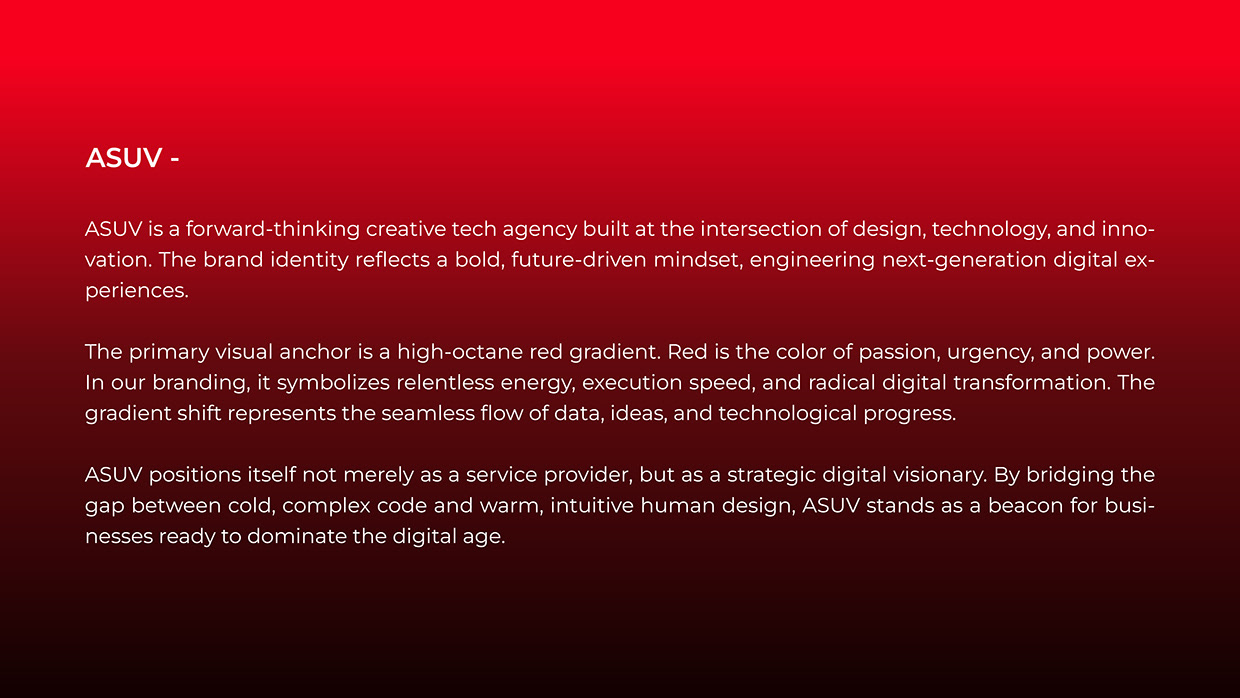 ASUV | Creative Tech Agency Brand Identity Design Image 0