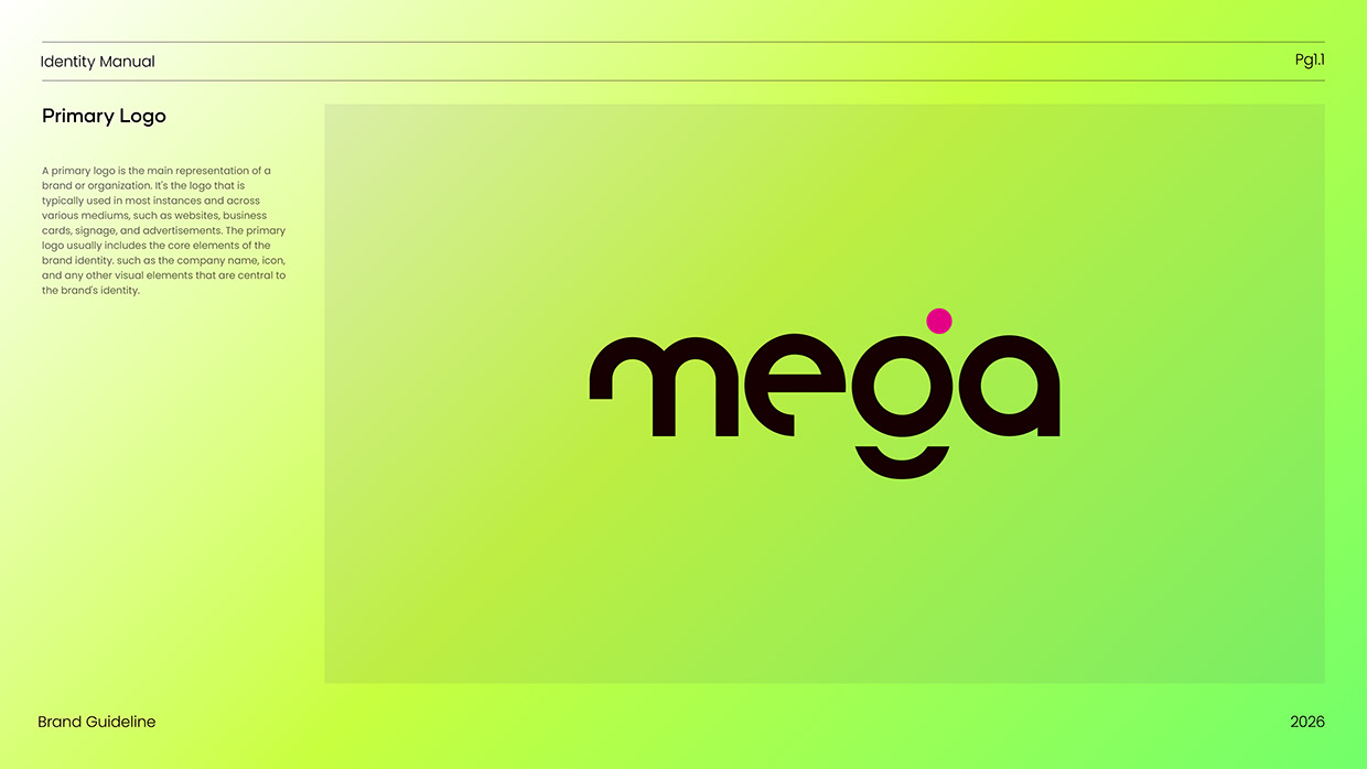 Mega | Creative Digital Agency Brand Identity Design Image 2