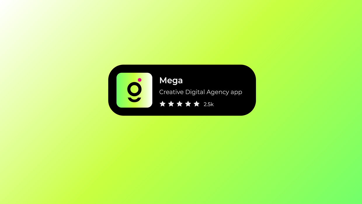 Mega | Creative Digital Agency Brand Identity Design Image 8