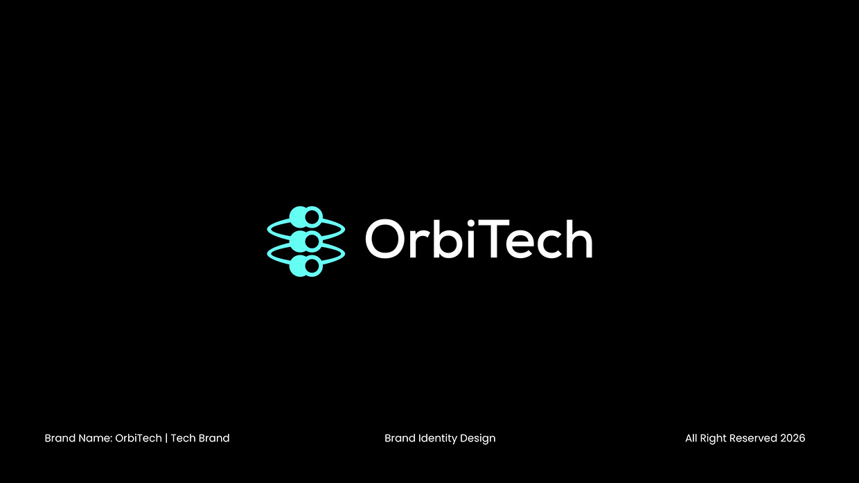 OrbiTech | Technology Logo & Brand Identity Design Image 1