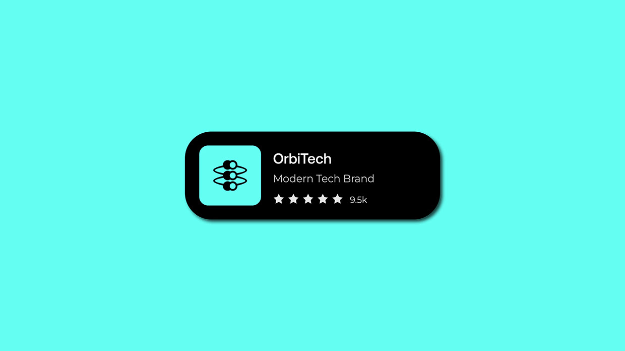 OrbiTech | Technology Logo & Brand Identity Design Image 14