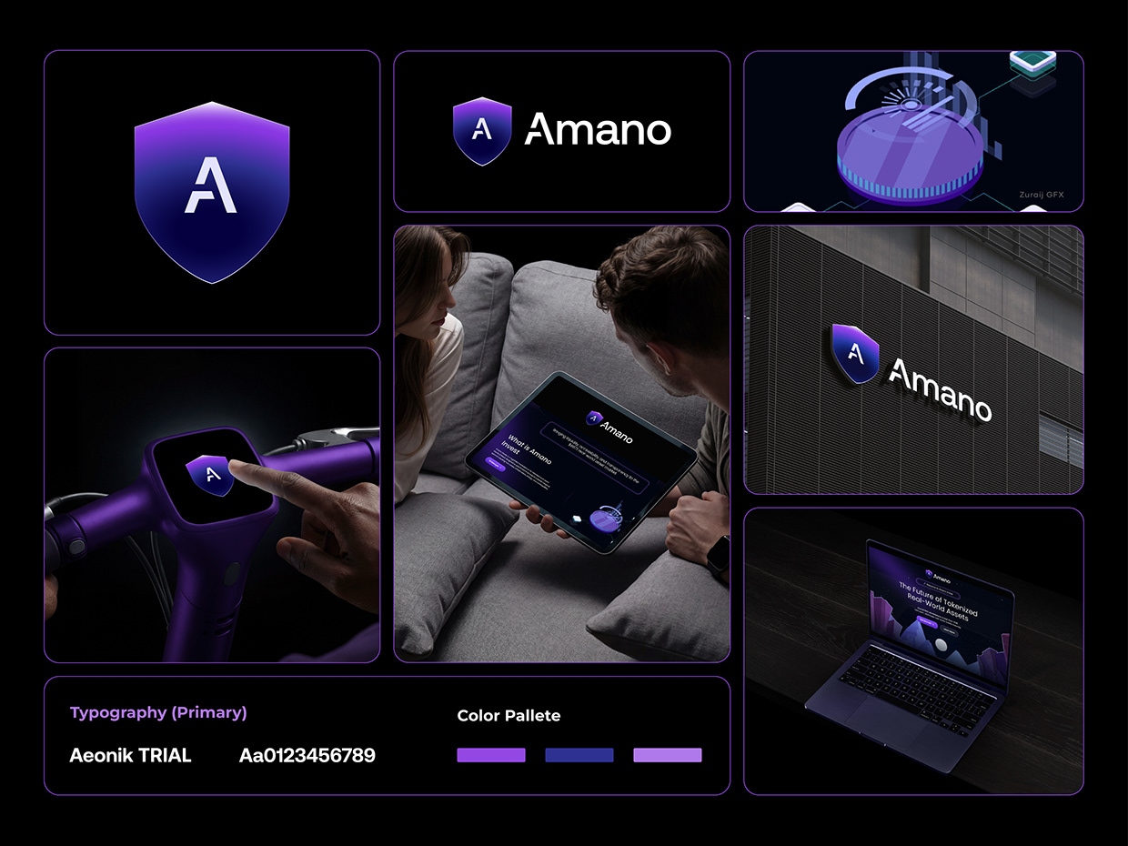 Blockchain Technology Brand Identity Design Image 0