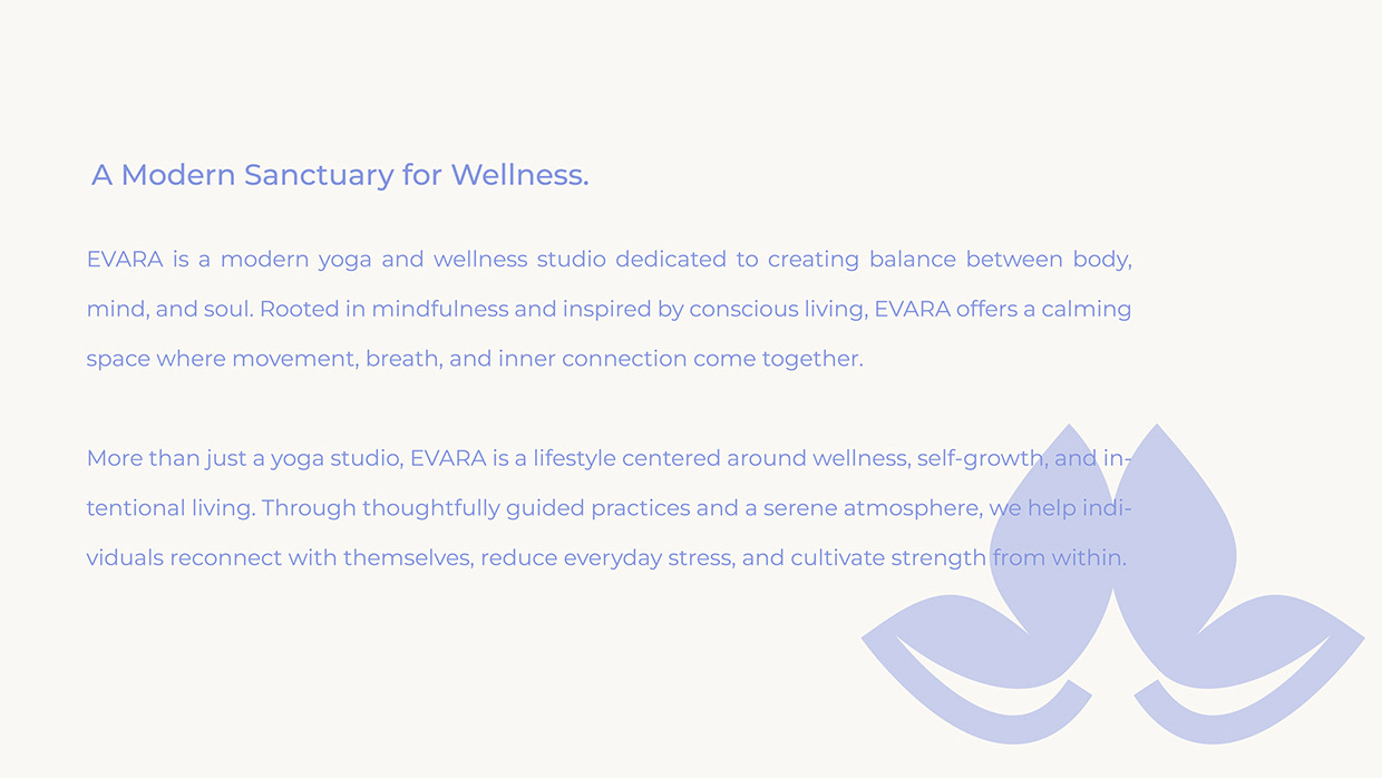 EVARA - YOGA & Wellness Branding Identity Image 3