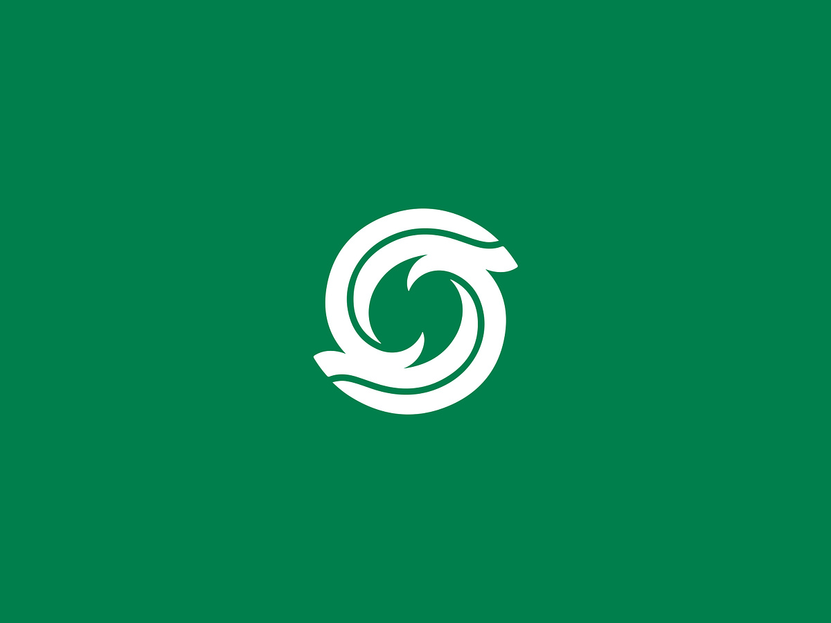 Organic Flow — Minimal Leaf Logo, Letter S Logo Image 0